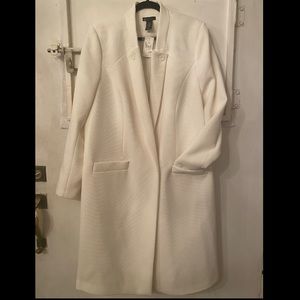 Lane Bryant Cream Trench Coat
